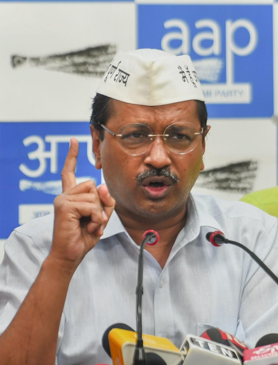 Delhi Chief Minister and Aam Aadmi Party (AAP) convenor Arvind Kejriwal. PTI file photo
