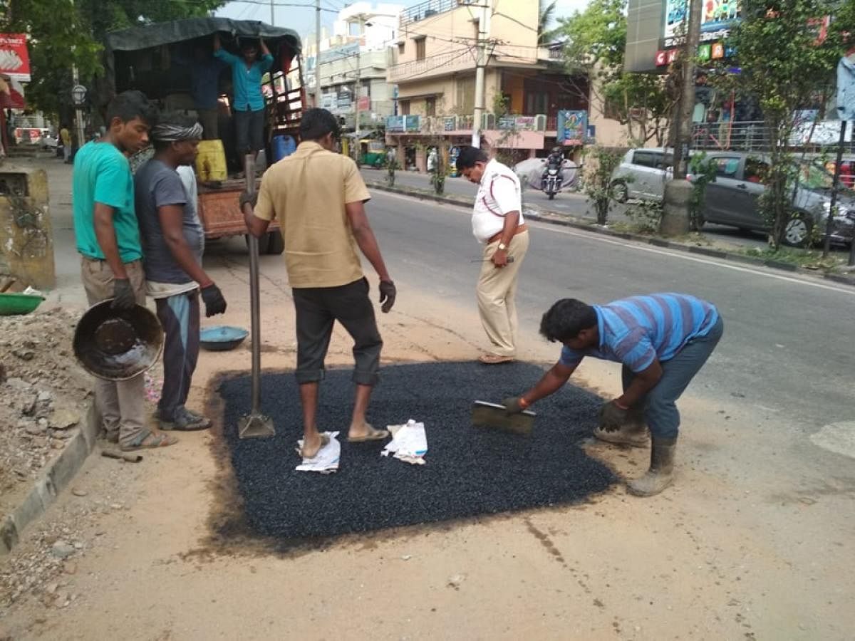With most roads in the city dotted with potholes, the Bengaluru Traffic Police (BTP) conducted a potholes survey recently.