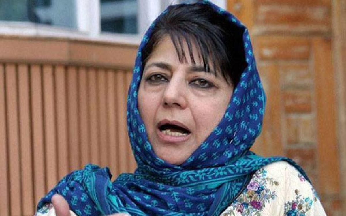 Mehbooba wondered whether the prime minister authorising the operation in bad weather by overruling the advice of the IAF led to the strikes "failing" to hit the intended target.