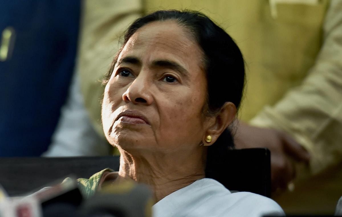 Trinamool supremo Mamata Banerjee, a key player in the anti-Narendra Modi alliance is expected to opt out of the meeting of opposition leaders planned by the Congress after the conclusion of the seven-phase Lok Sabha elections. PTI file photo