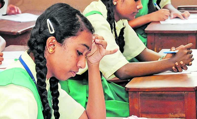Over 5 lakh students appeared for the exams held from March 16 to April 2. (DH File Photo)