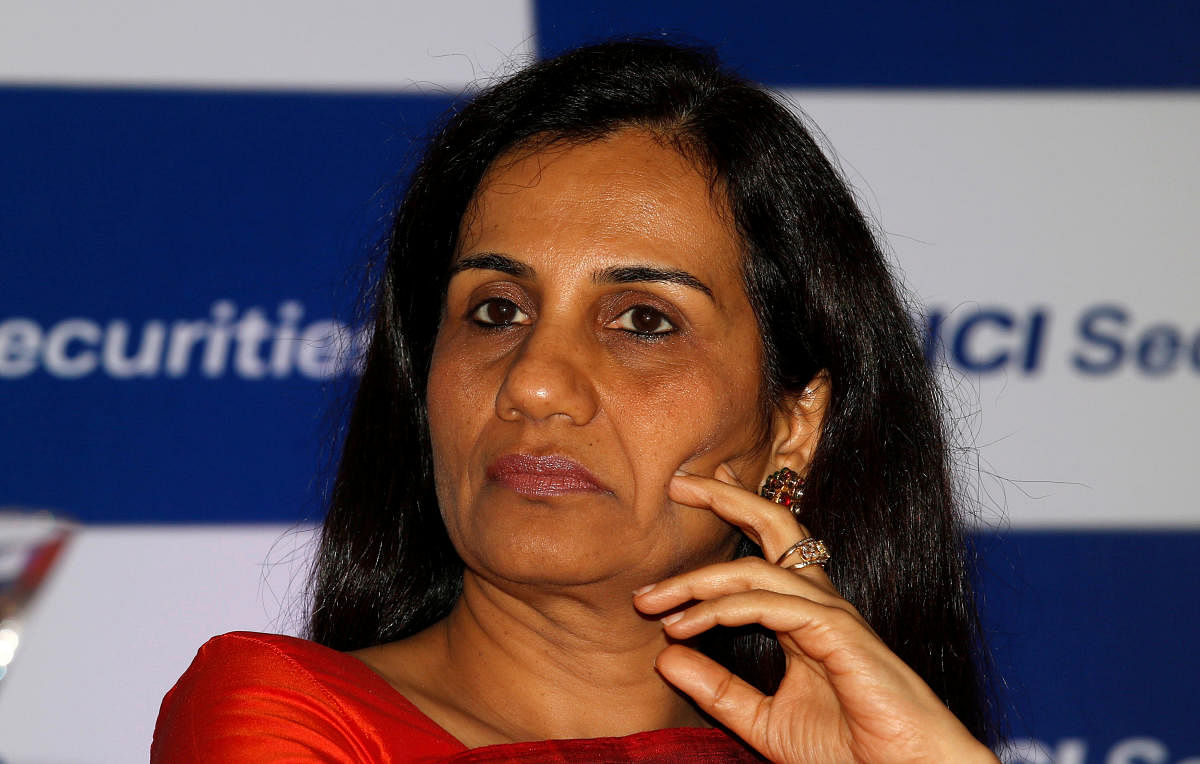 Kochhar arrived before the Enforcement Directorate's office here in Khan Market shortly before her scheduled appearance time of 11 am, official sources said. (Reuters File Photo)