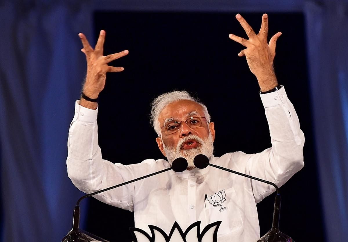 Facing flak from his rivals over referring to his caste in his election rallies, Prime Minister Narendra Modi on Tuesday said that he never indulged in the politics of caste though he hailed from a backward caste.