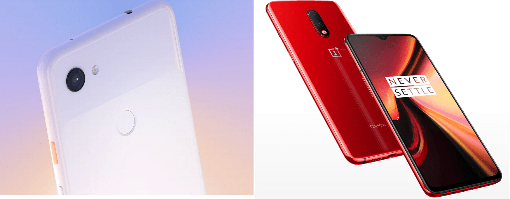 OnePlus 7 series and the Pixel 3a series fight in the same price segments in India