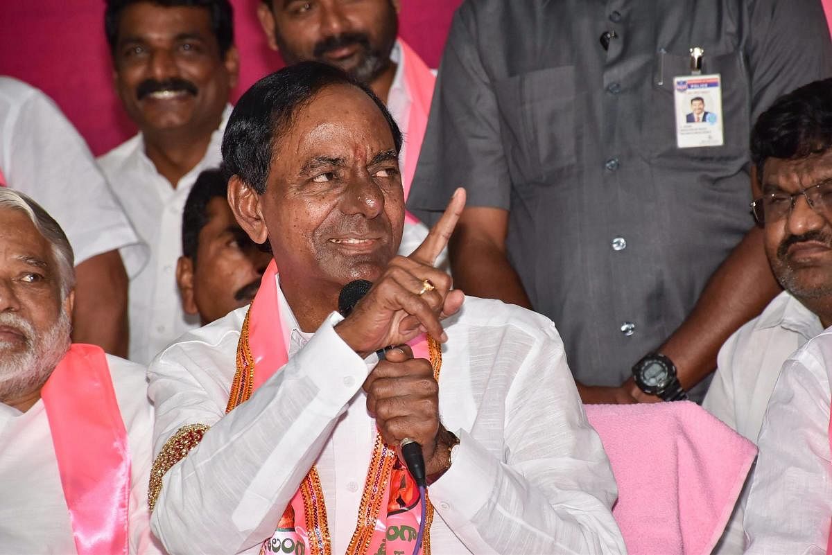 "More importantly, they (BJP and Congress) would want to keep the other out from power," another leader of TRS (Telangana Rashtra Samithi) led by Chief Minister K Chandrasekhar Rao said. PTI file photo