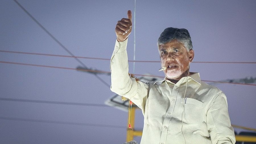 Chandrababu Naidu. DH Photo