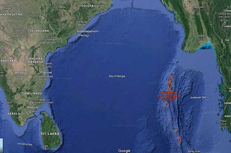 The quake, which had its epicentre in the Andaman islands, occurred at 6:09 am, the National Centre for Seismology said. (Google Map)