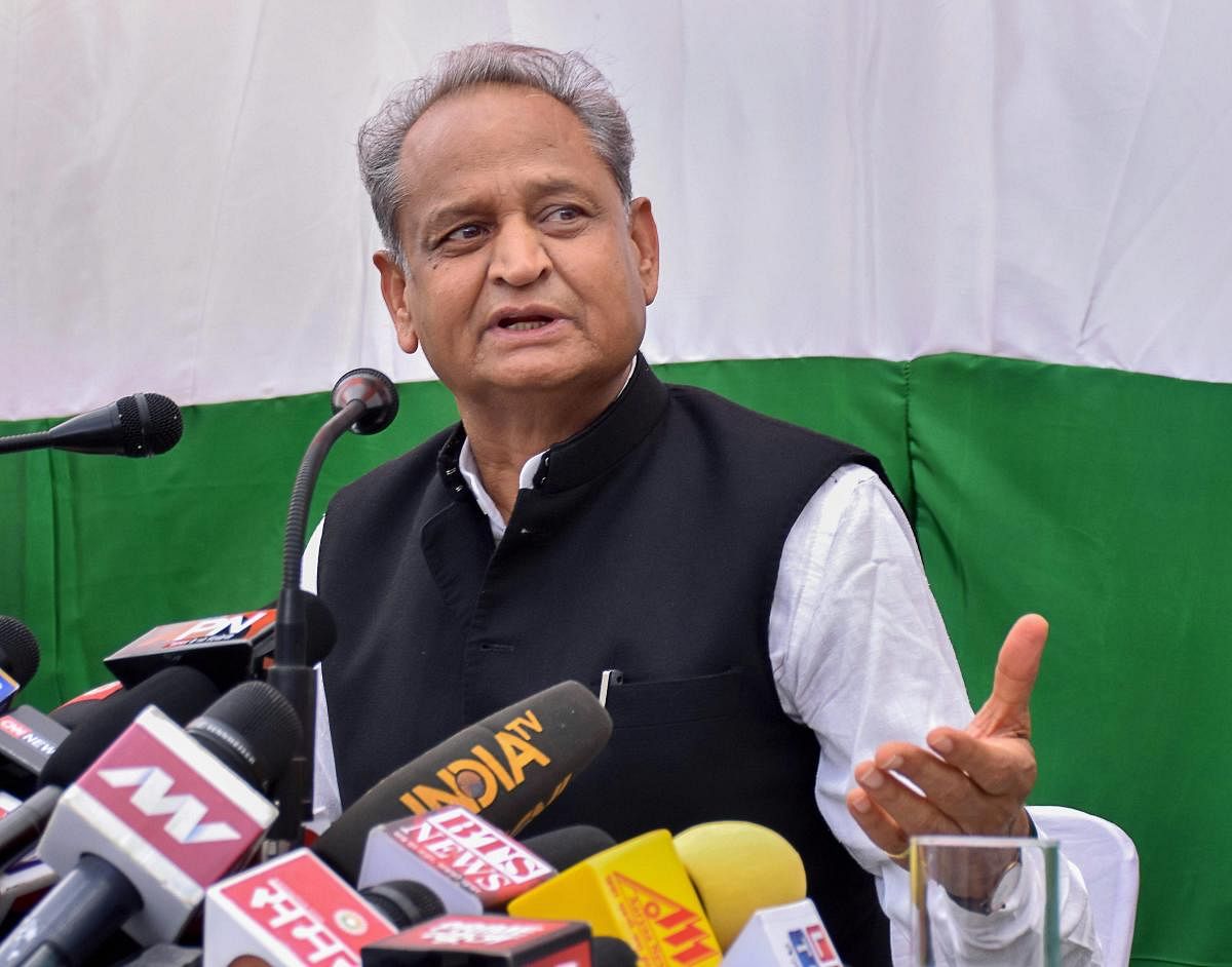 Senior Congress leader Ashok Gehlot. (PTI File Photo)