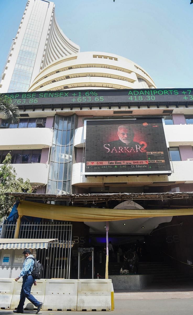 During the day, the Sensex hit the 40,000 mark while the Nifty crossed the 12,000-level for the first time ever. PTI File photo