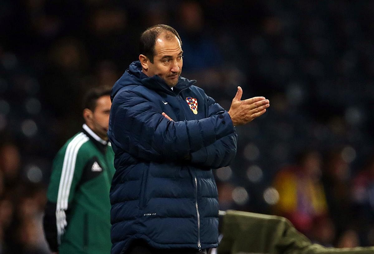  In this file photo taken on October 15, 2013 manager of the Croatian national football team Igor Stimac (Photo AFP)