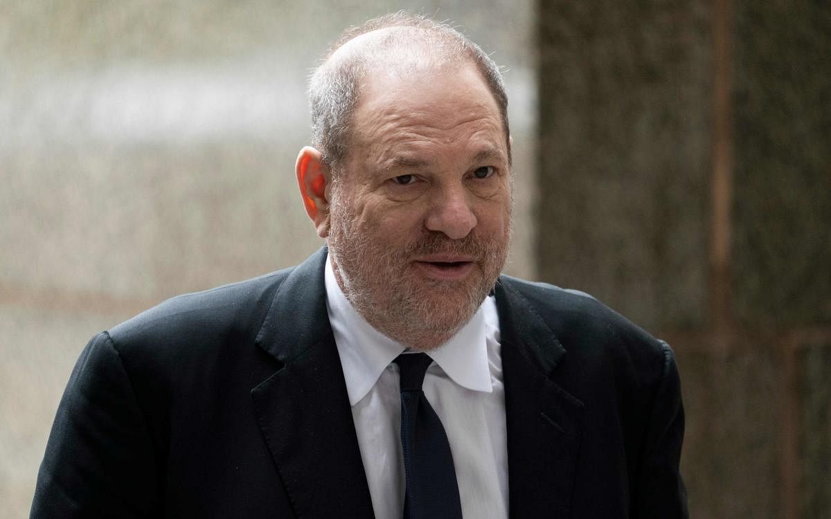 Disgraced Hollywood mogul Harvey Weinstein returns to the State Supreme Court in New York, after a break in a pre-trial hearing over sexual assault charges. AFP file photo