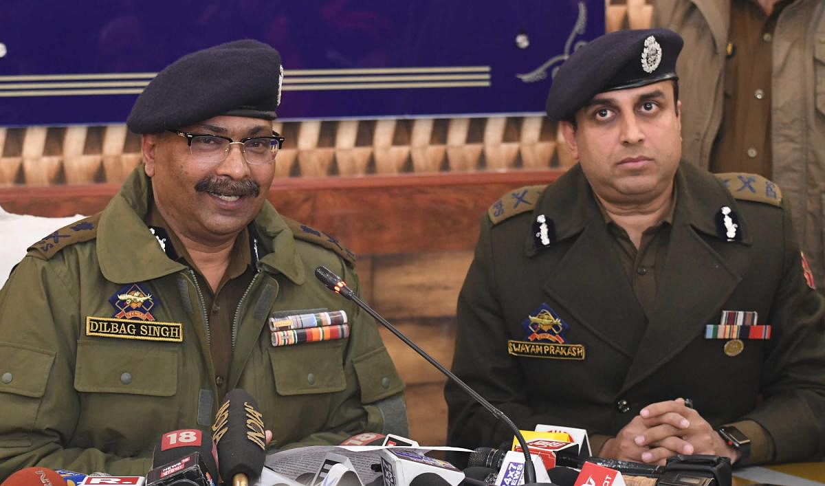 Jammu and Kashmir police chief Dilbag Singh