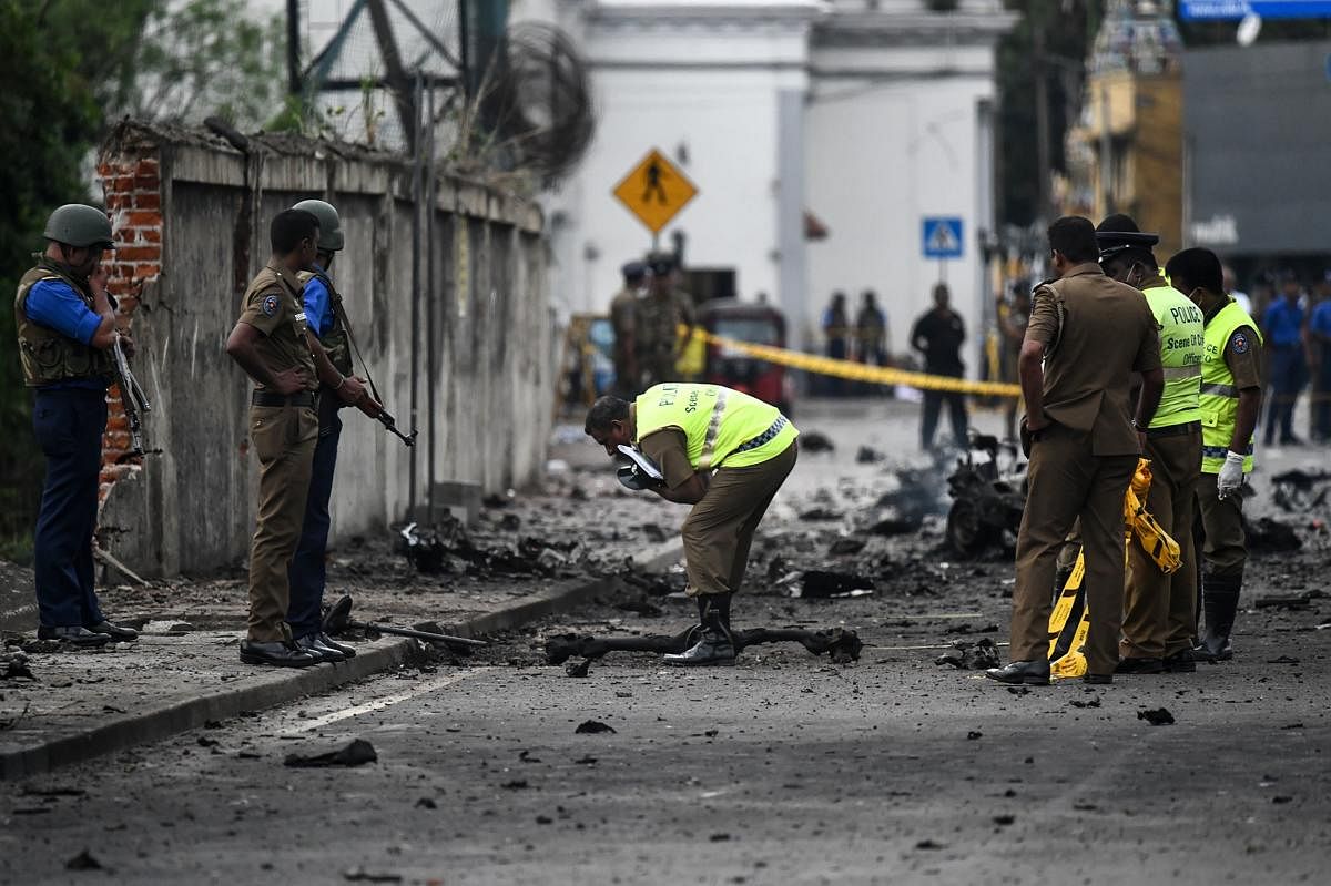 The series of bomb blasts during Easter claimed hundreds of lives. Credit: Jewel SAMAD/AFP