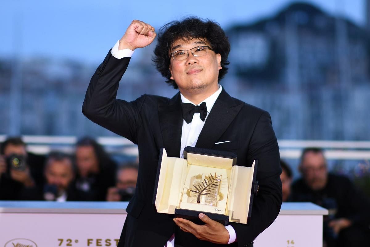 Bong Joon-ho, 49, best known for daring arthouse hits including "Okja" and "Snowpiercer", won for a satire which critics said powerfully tapped into the tensions caused by the widening gap between rich and poor around the world. AFP Photo