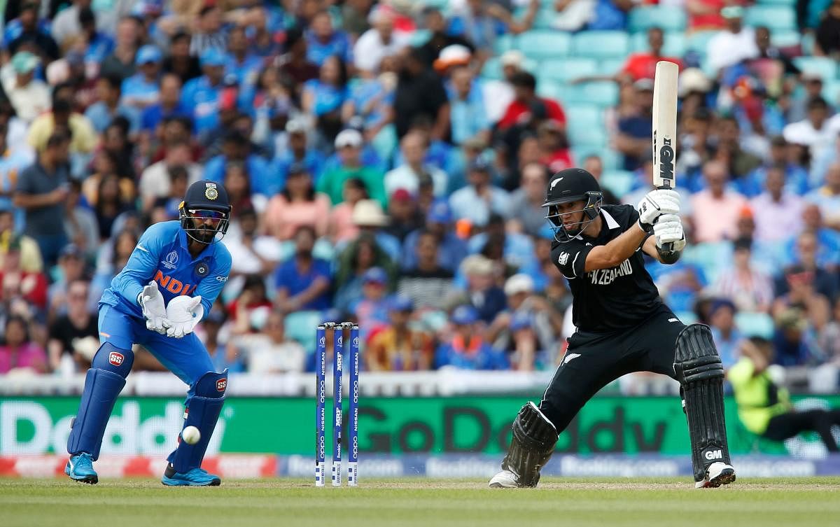 New Zealand defeated India by six wickets in the warm-up match. Credit: Ian KINGTON / AFP