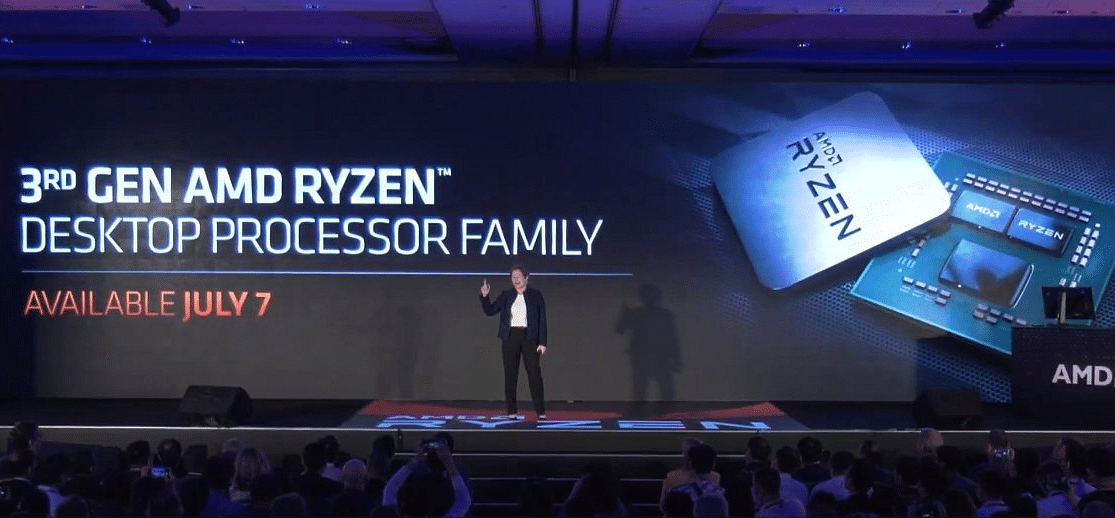AMD unveils world’s most advanced desktop processor: 3rd Gen AMD Ryzen desktop processor. Available in 6, 8, and 12 core models from July 7 onwards: picture credit: AMD