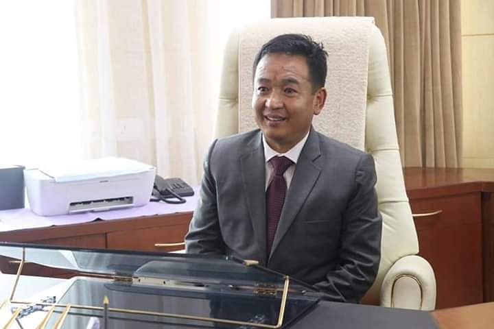 New chief minister of Sikkim P S Golay.