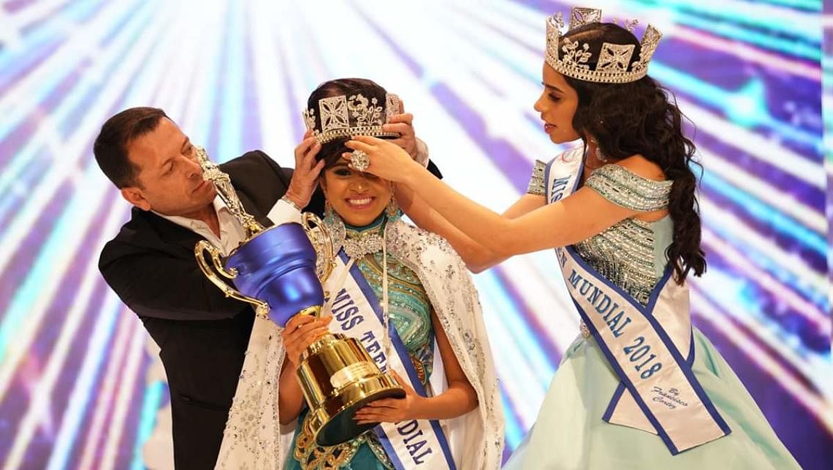 Sushmita Singh has won the coveted Miss Teen World (Mundial) Crown at a glittering ceremony in El Salvador. (TPML Photo)