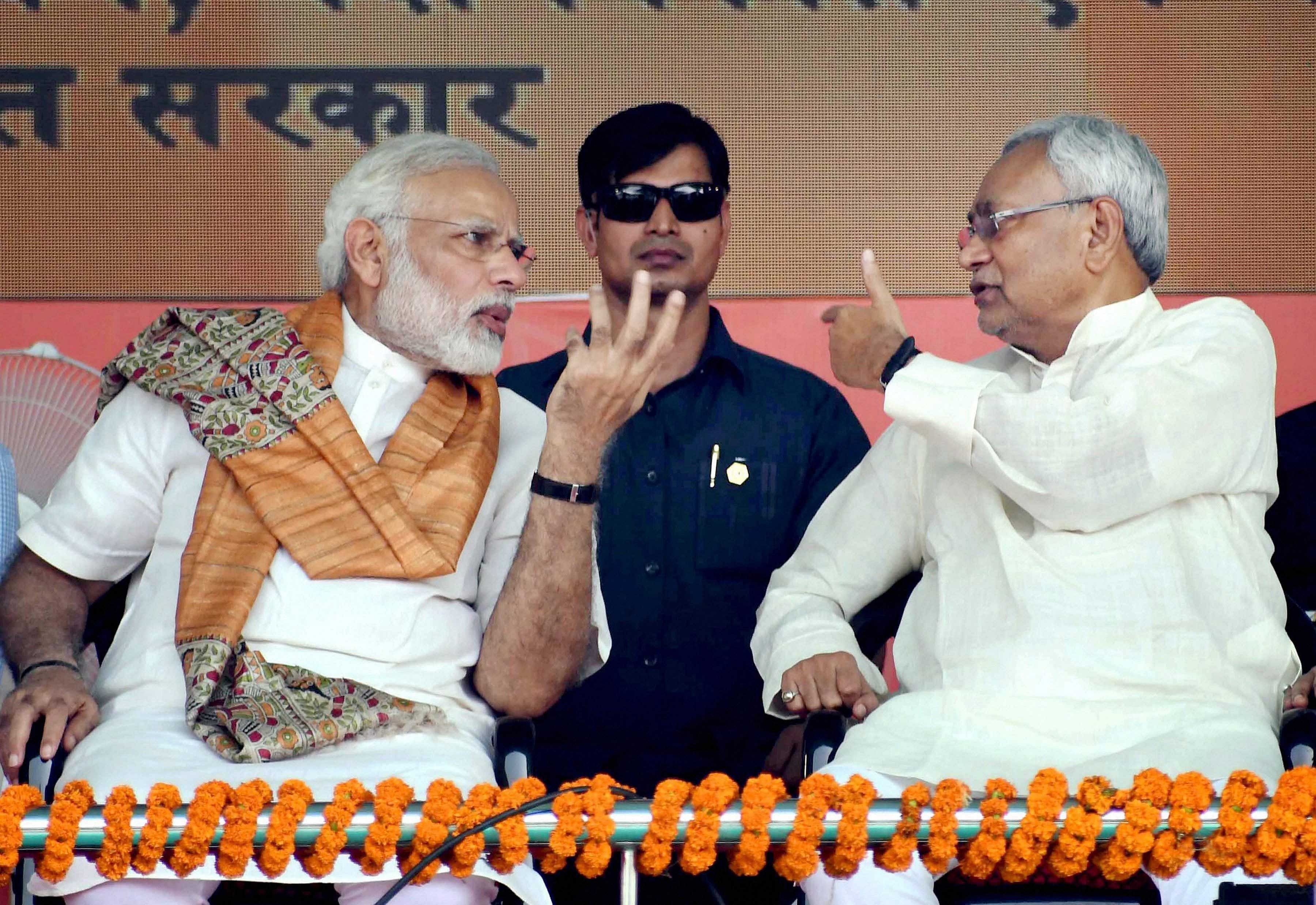 Narendra Modi and Nitish Kumar (PTI File Photo)