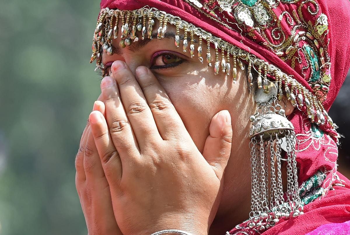 The number of girls in India in the age group of 15-19 years who are currently married is down 51 per cent since 2000 (Photo AFP)