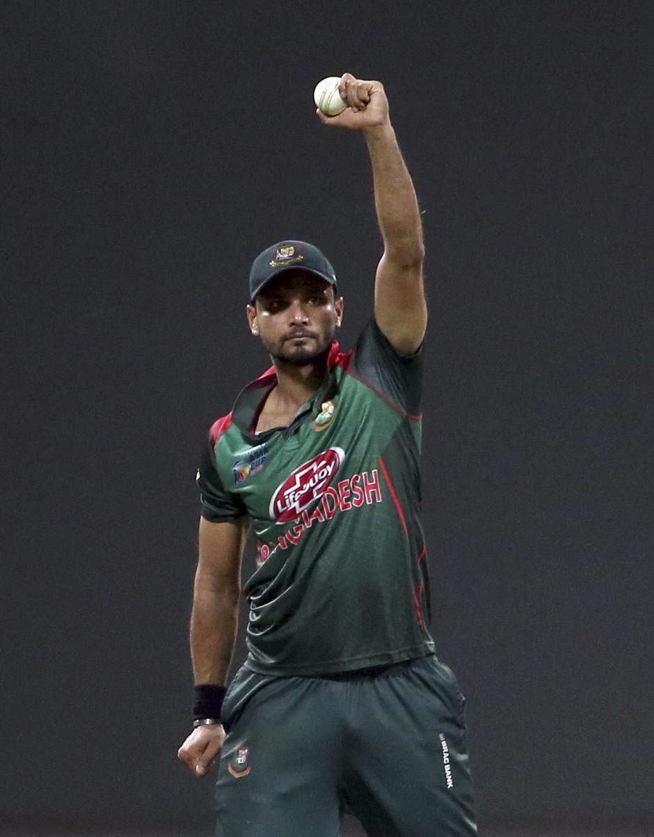 Mashrafe Mortaza will lead Bangladesh at the World Cup. AP