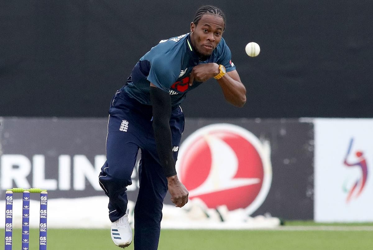 England's Jofra Archer said he won't be too disappointed in case he fails to get into the World Cup squad. AFP 