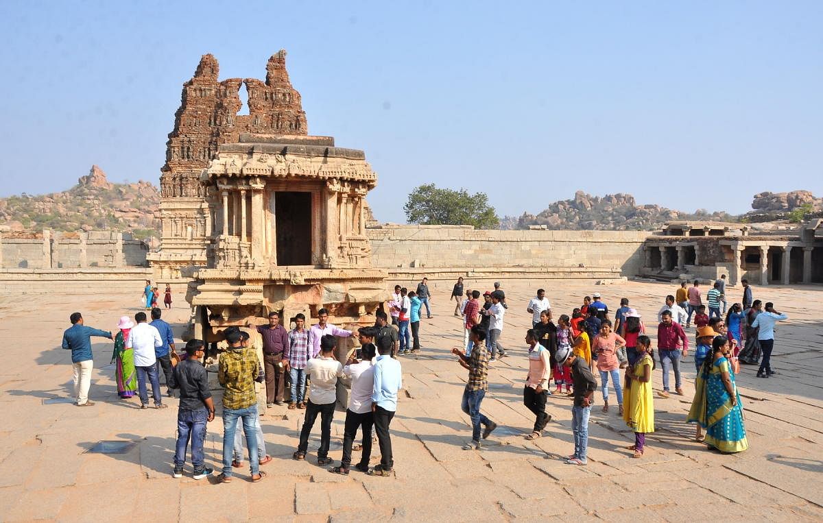 The number of tourists has been sparse in recent times, owing to drought conditions. dh file photo