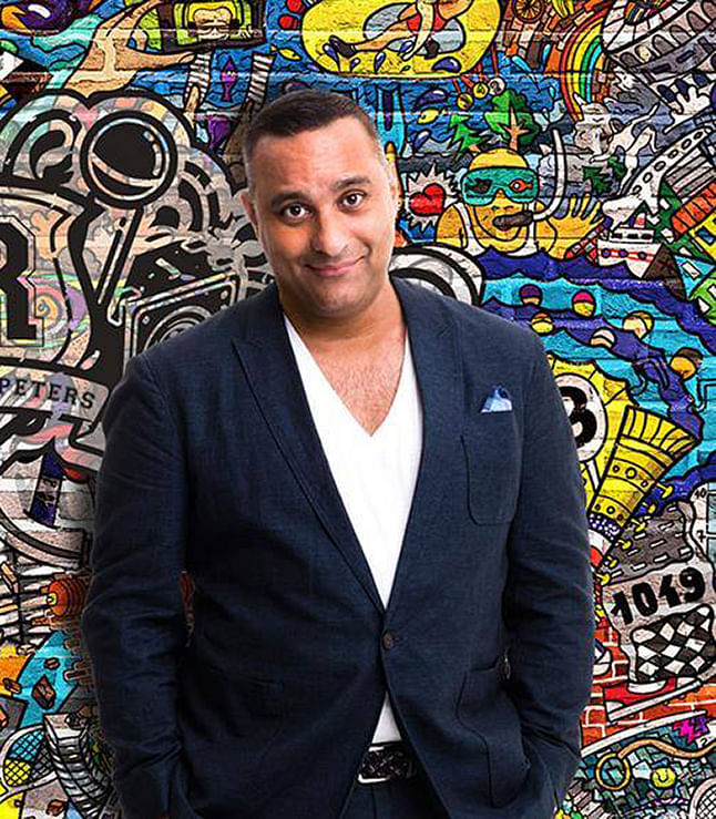 Russell Peters’s humour is sharp and irreverent.