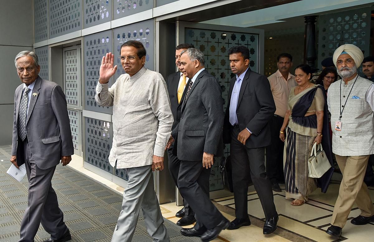 The leaders of five BIMSTEC nations were at the Rashtrapati Bhavan on Thursday to witness Narendra Modi being sworn-in for his second time as the country's prime minister.