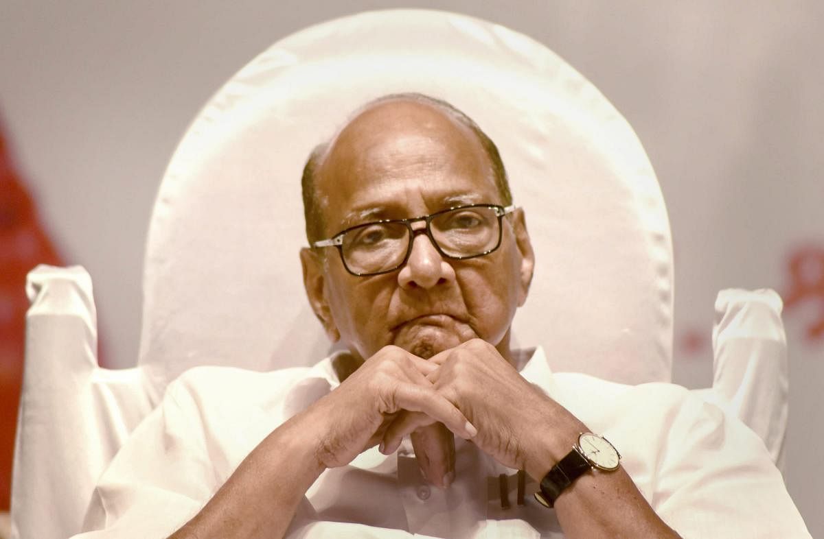 NCP chief Sharad Pawar. PTI file photo