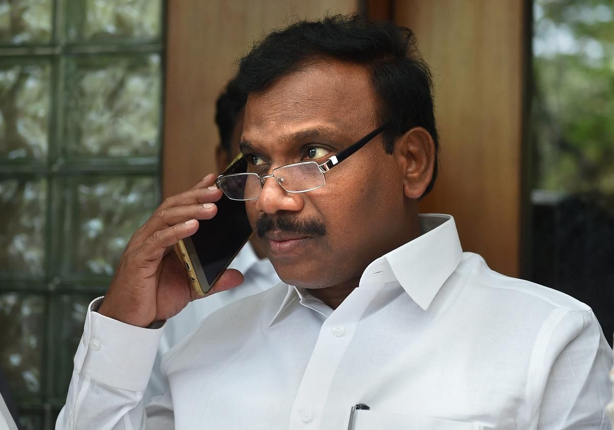 former Telecom Minister A Raja (Photo PTI)