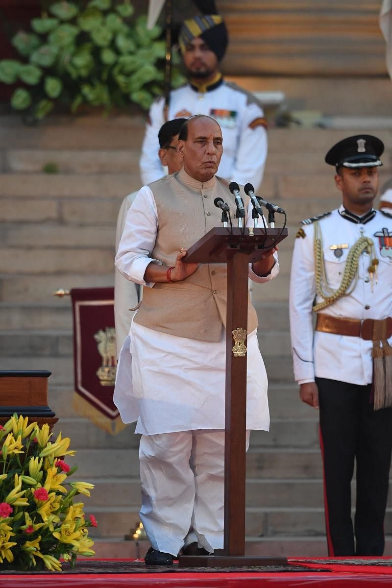 The new Defence Minister of India, Rajnath Singh. Credit: AFP