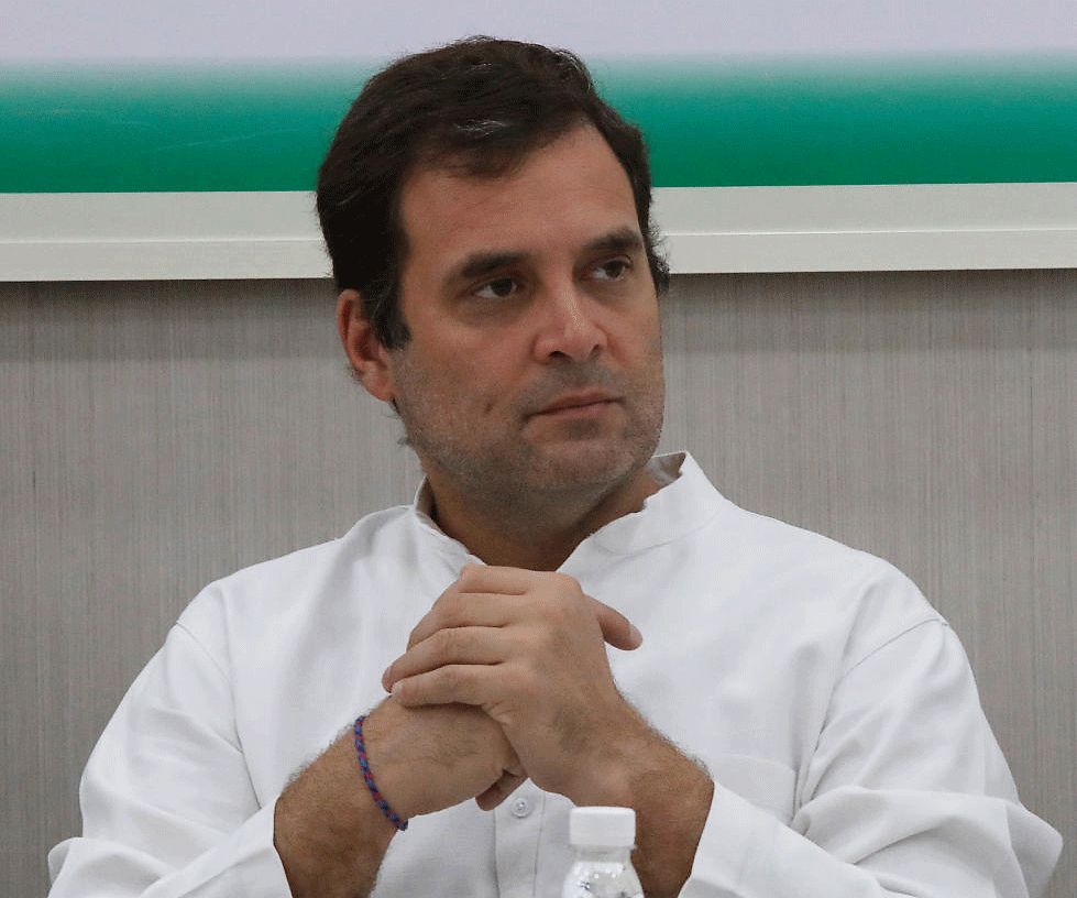  Rahul Gandhi. PTI file photo