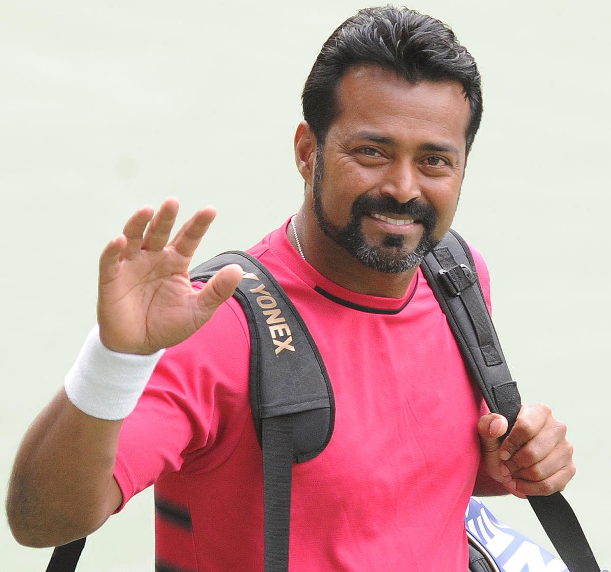  Despite nearing his 46th birthday, Leander Paes says he hasn't thought about hanging up his racquet and enjoys the battles with today's youngsters. DH FILE PHOTO 