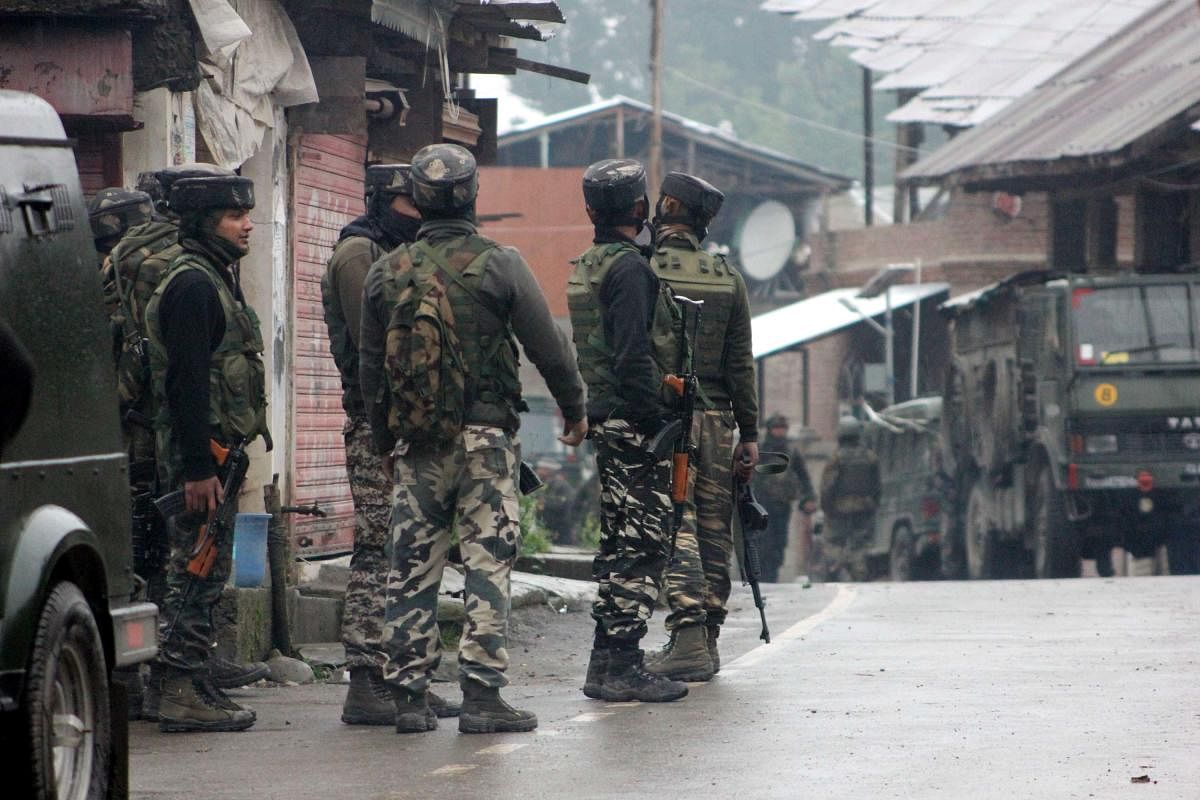 One of the two terrorists killed in an encounter with security forces in Pulwama district on Friday was a Pakistani and the duo belonged to Jaish-e-Mohammad (JeM) outfit, police said on Saturday. (TPML Photo)