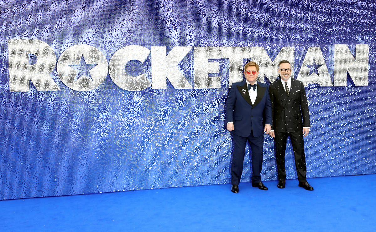 Elton John has slammed the removal of gay sex scenes from the Russian version of the musical biopic of his life "Rocketman" as "cruelly unaccepting". (Photo Rauters)