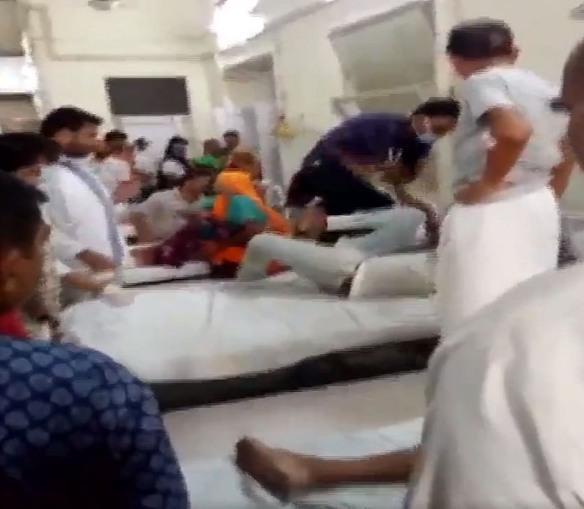 A video purportedly showing a doctor thrashing a patient admitted at state-run SMS Hospital here has gone viral on social media, following which the Rajasthan Human Rights Commission sought a report on the matter from the hospital administration by June 25.