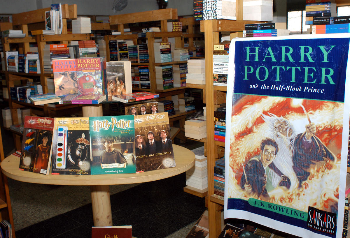 IT'S ALMOST HERE... J K Rowling's latest and the sixth in the series `Harry Potter and the Half-Blood Prince' is to hit the stands on July 16. Posters and publicity material are already in place like here at Sankar's where over 150 copies have been booked