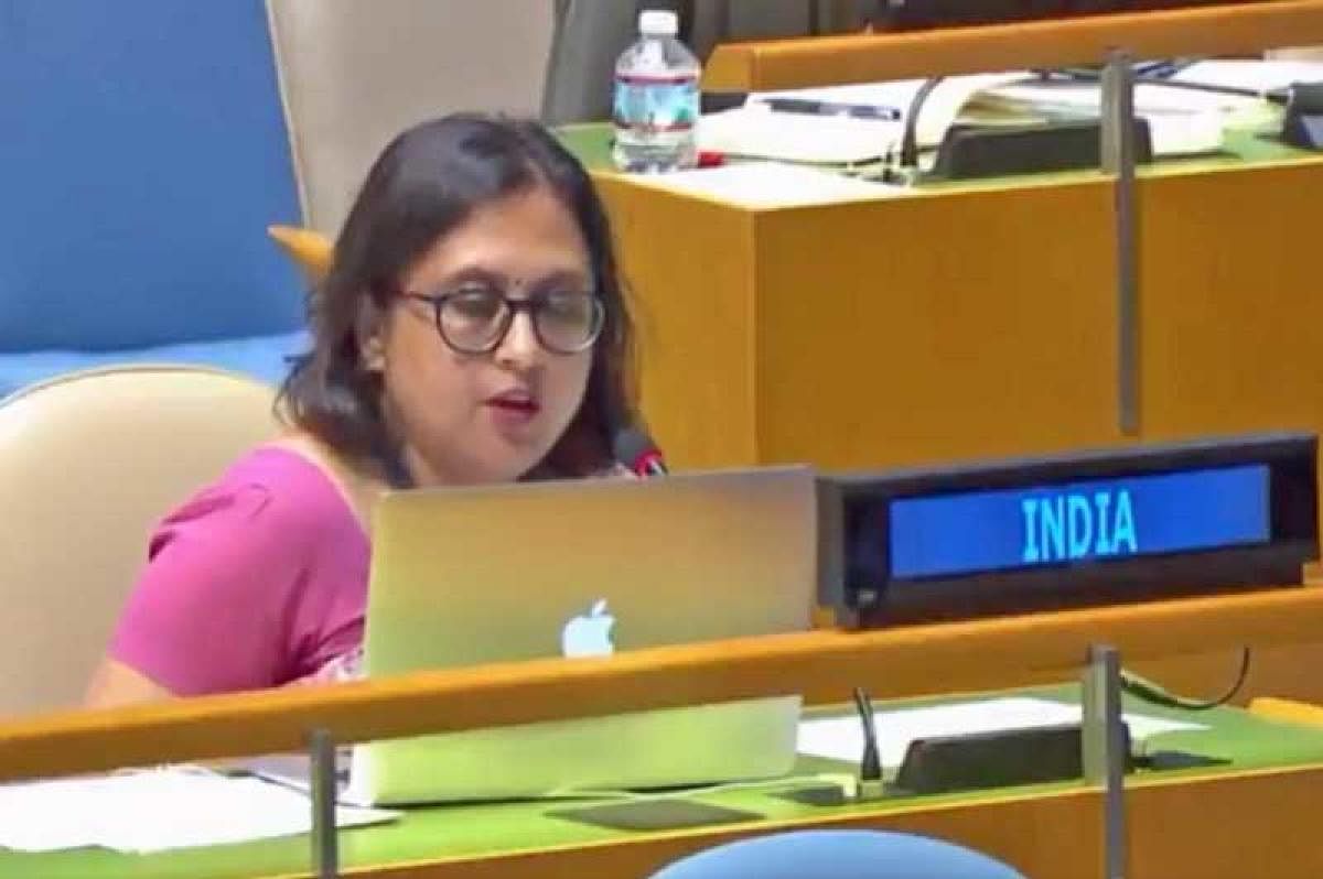 Paulomi Tripathi (Video grab), the First Secretary in India's Permanent Mission to the UN, said at a General Assembly session, on Monday, that "remarkable progress" had been made in the fight against HIV/ AIDS epidemic.