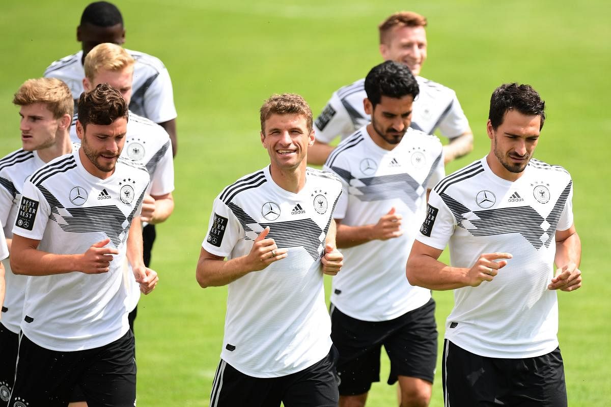READY FOR THE CHALLENGE: Germany, with their abundance of talent, will be a real force to reckon with at the World Cup. AFP