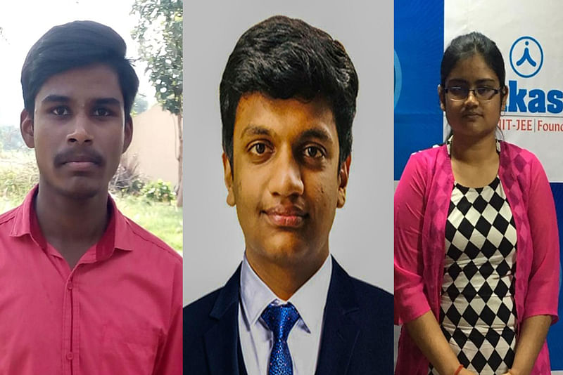 Phaneendra D K (L) stood first in the state by securing an all-India rank of 36, while P Mahesh Anand (C) came second with the 43rd rank. Pragya Mitra (L), who bagged the 20th position among the top 20 female rank-holders, secured the 99th rank.