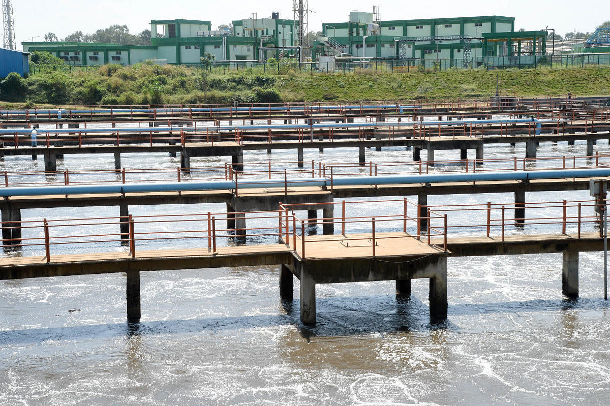 A sewage treatment plant of the KC Valley project in Bengaluru. DH File Photo