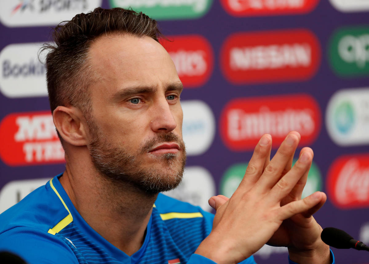 "Ours is a change room that is hurting, trying to make sure we keep fighting but we are making mistakes all the time," Du Plessis said in the post-match presentation on Wednesday. (Reuters File Photo)