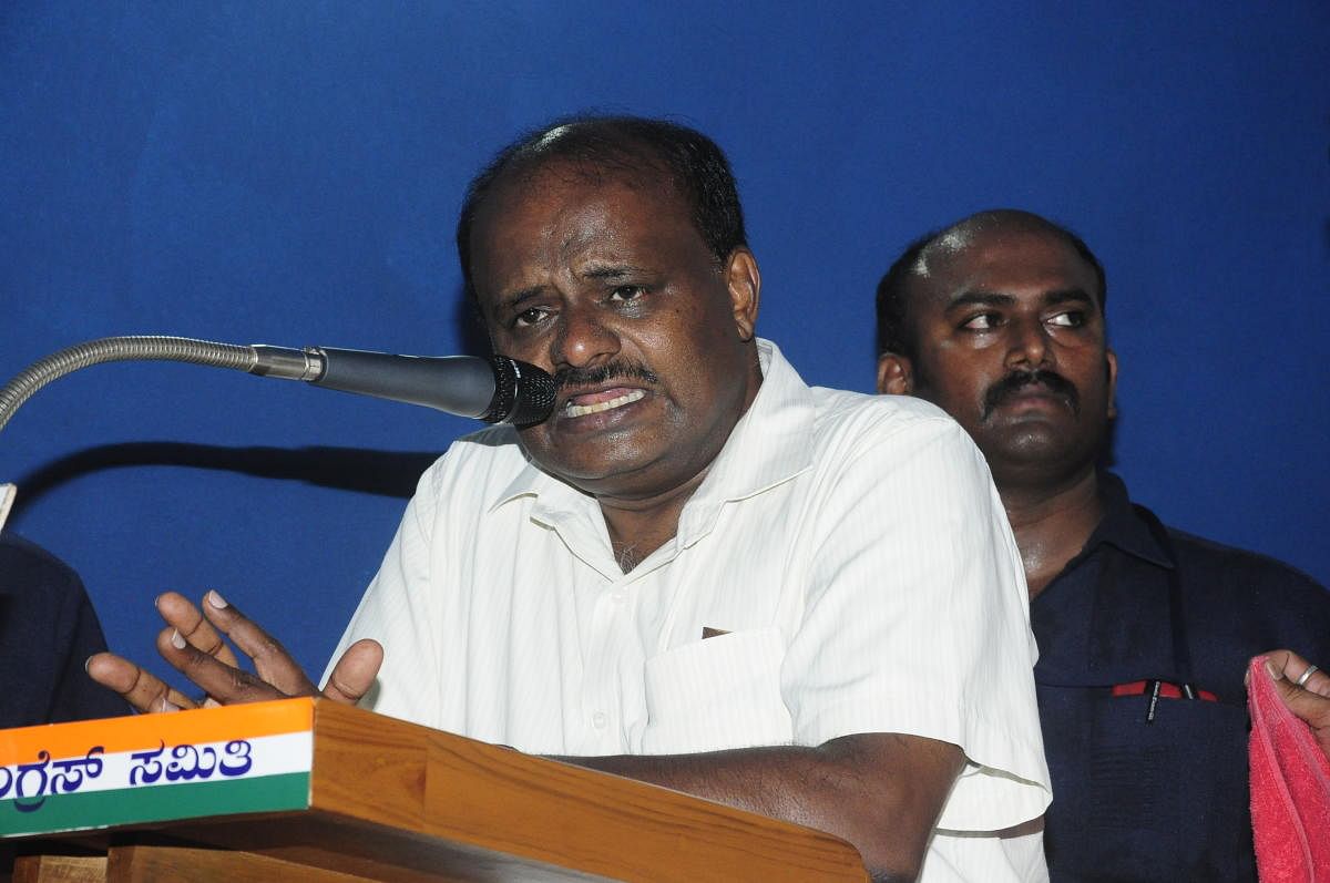 "The coalition government will successfully complete its five-year term. Any talk of mid-term polls now is irrelevant," Kumaraswamy said. (DH File Photo)