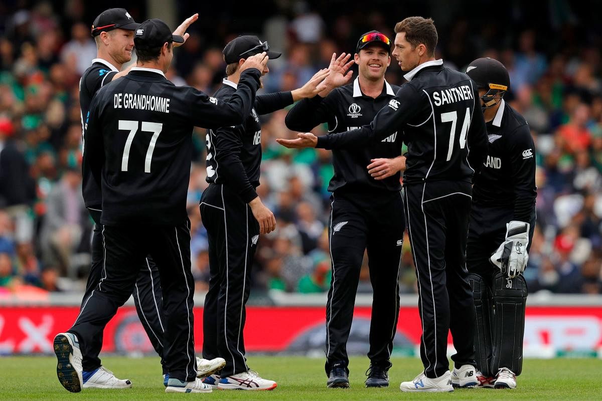 The Kiwis edged out Bangladesh by two wickets on Wednesday, with Taylor hitting 82 in his team's tense chase at the Oval to record their second straight win in as any matches. (AFP File Photo)