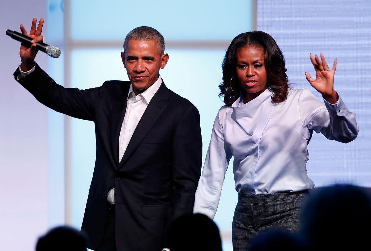 Barack and Michelle Obama. (AFP File Photo)