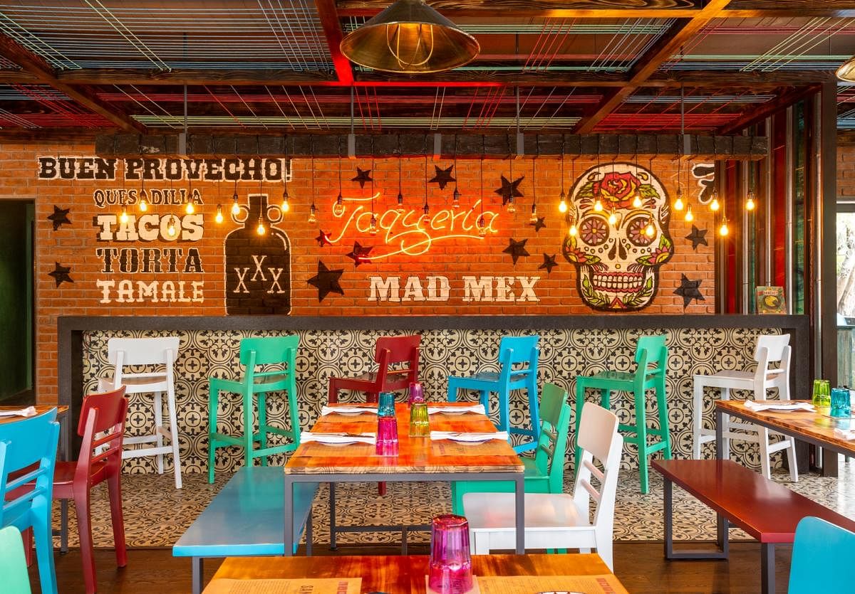 The raw brick walls with Mexican motifs give Sanchez its oomph factor.