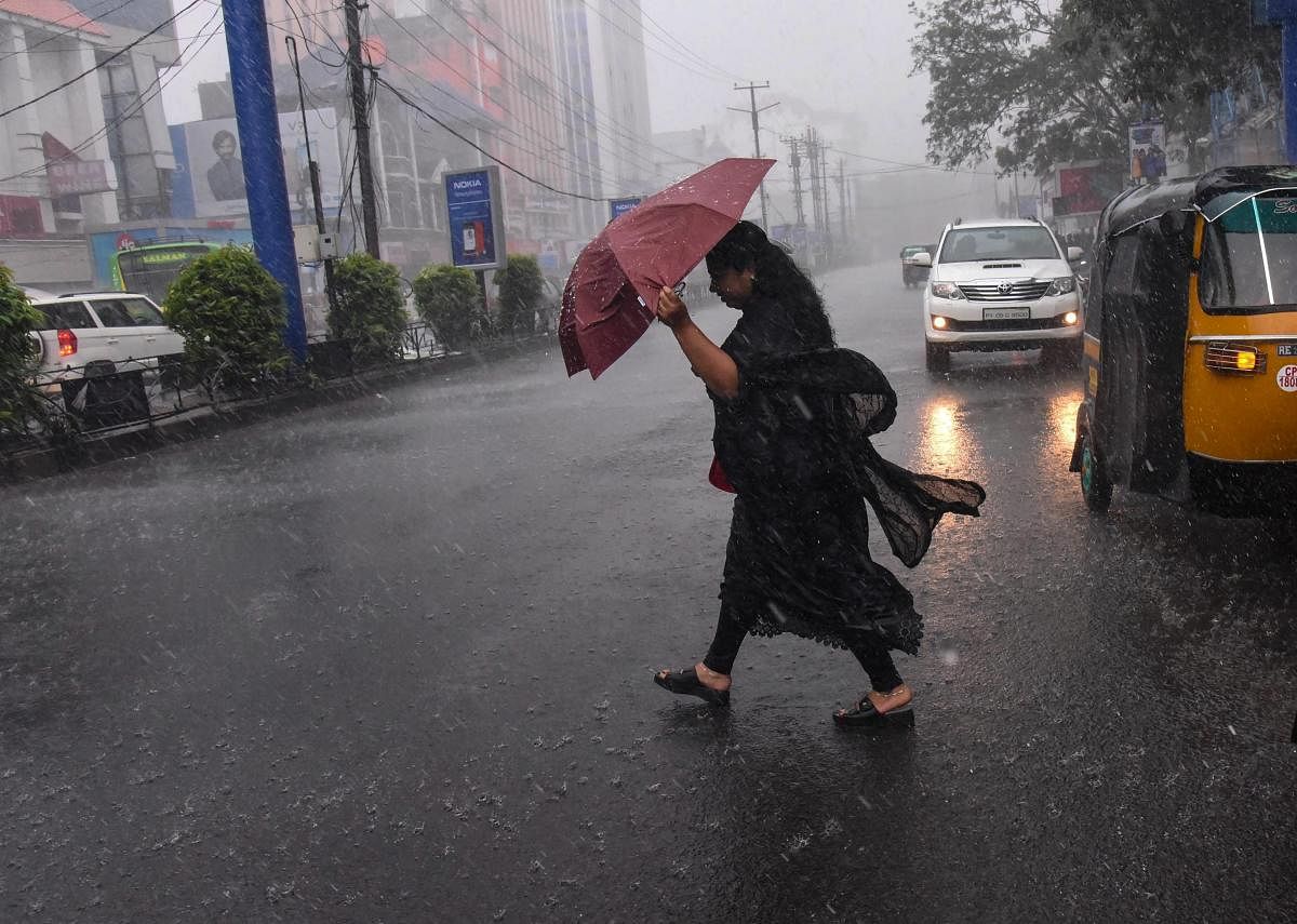 After a delay of a week, monsoon hit the Kerala coast on Saturday, marking the official commencement of the four-month rainfall season in the country. PTI file photo