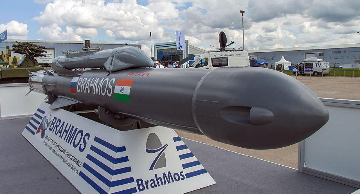 Formed in 1998, BrahMos is a joint venture between India's Defence Research and Development Organisation and Russia's NPO Mashinostroyeniya. The supersonic cruise missiles can be fitted on all the three platforms — land, air and ships and submarines. (DH File Photo)