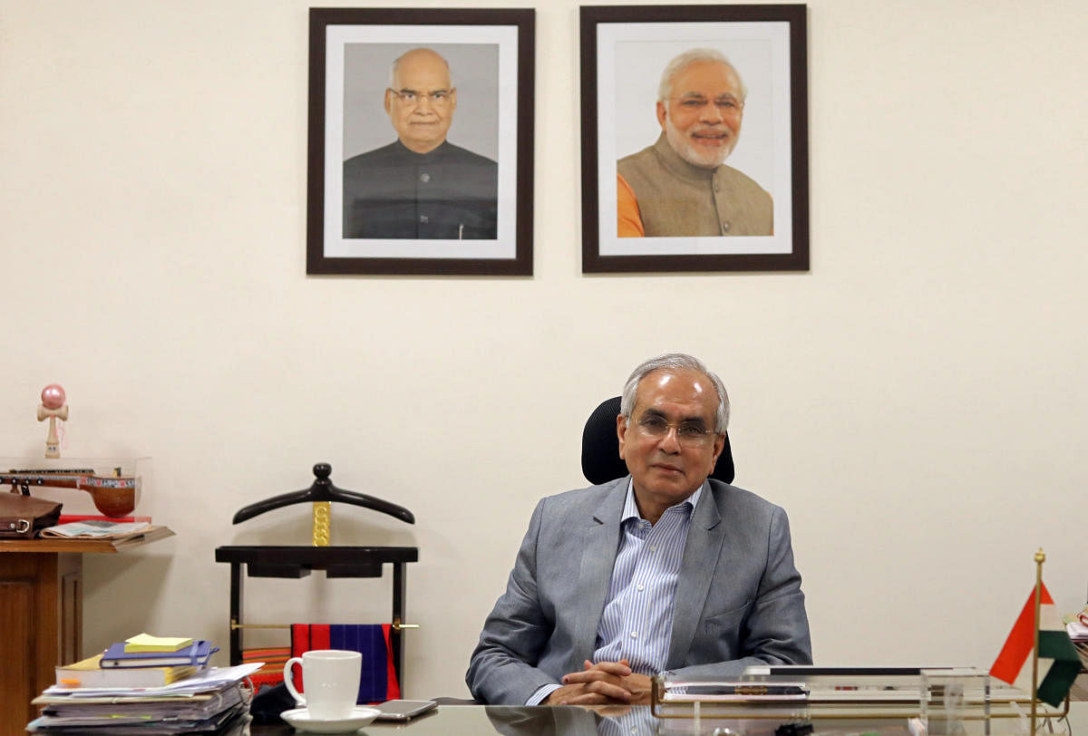 Rajiv Kumar, vice chairman of NITI Aayog (National Institute for Transforming India). (Reuters Photo)